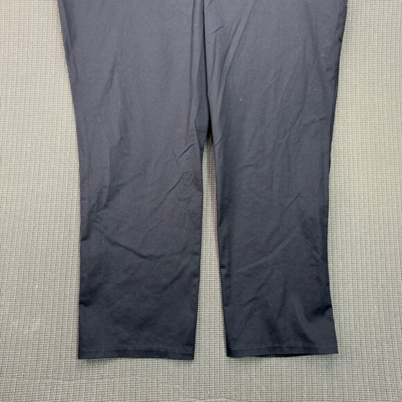 Lee womens Plus size 24w Relaxed Fit Mid Rise Straight Leg Pants - Black - Picture 3 of 11